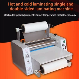 Pro 14'' Hot Roll Laminating Machine Hot Cold Laminator Roll Laminating Machine