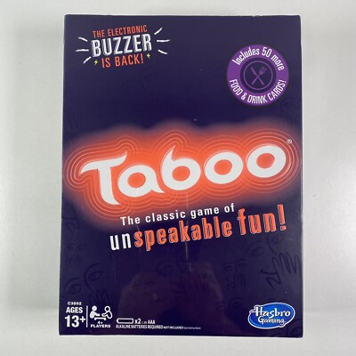 Taboo 2016 The Classic Game Of Unspeakable Fun By Hasbro New Sealed