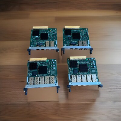 Lot Of(4)Cisco SPA-5X1GE-V2 /SPA-2X1GE-V2  Gigabit Ethernet Shared Port Adapter