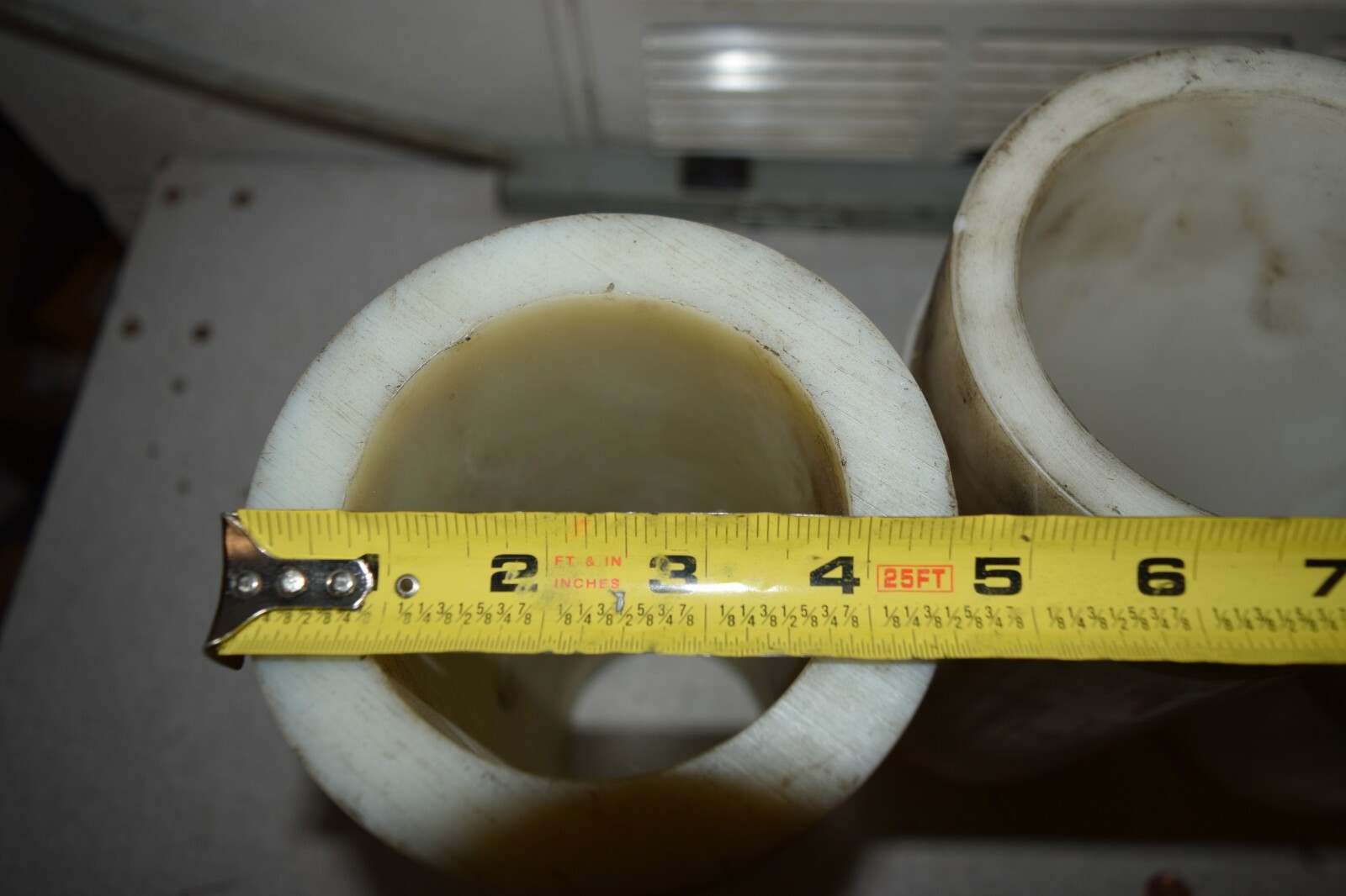 White Nylon Delrin Plastic Bar Stock Lot of 3 eBay