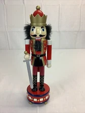 Nutcracker 14” Red Soldier Uniform With Sword Music Box Works