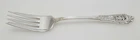 Genuine Wallace Sterling Silver Rose Point Salad Fork 6 1/4" Inch Silverware