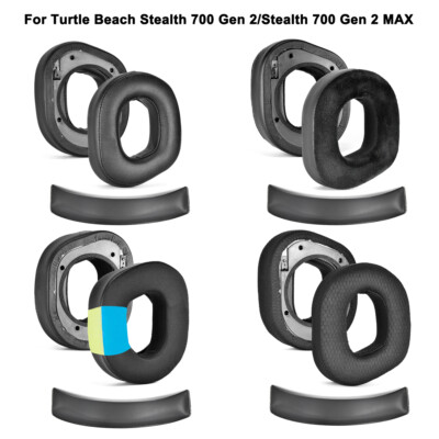 Ear Pads Cushion/Headband Replace For Turtle Beach Stealth 700 Gen 2/Gen 2 MAX