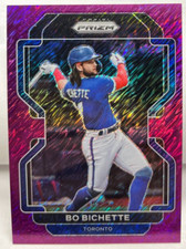 Bo Bichette 2022 Panini Prizm #110 PURPLE SHIMMER Prizm FOTL #'d 1/7 - BLUE JAYS