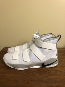 Nuevo Nike Lebron Soldier XI Tb Para hombres Talla 17.5 Zapatos Blanco  943155-120 baloncesto | eBay
