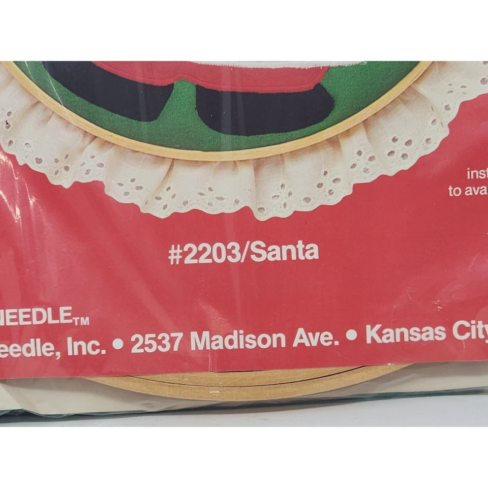 Designs For The Needle Calico-Os #2203/Santa 10 Inch Framing Hoop - Image 3 of 3