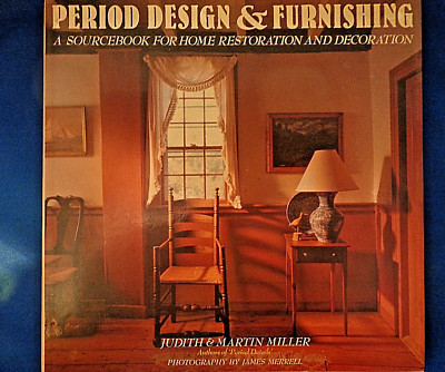 Book Period Design and Furnishing Sourcebook Home Restoration Judith Miller DJ