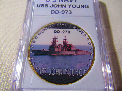 US NAVY - USS JOHN YOUNG (DD-973) Challenge Coin