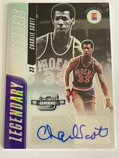 2018 Panini Contenders Optic Legendary Prizms /99 Charlie Scott #LC-CST Auto HOF