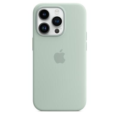 Original / Offizielles Apple IPHONE 14 Pro Silikon Schutzhülle / - Sukkulente (