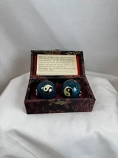 VTG XMHF Cloisonne Yin-Yang Chinese Meditation Baoding Healthy Exercise Ball