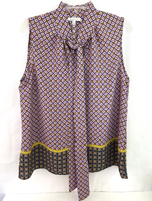 Alex & Lili Women's Sleeveless Vneck Blouse Size Large