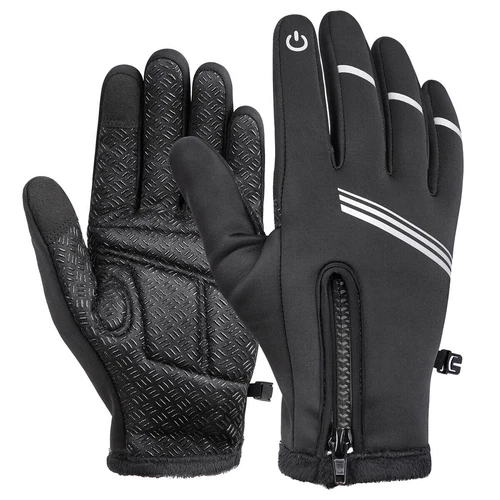 Winter Handschuhe Damen Herren Fahrrad Thermo Handschuhe Wasserdicht Touchscreen