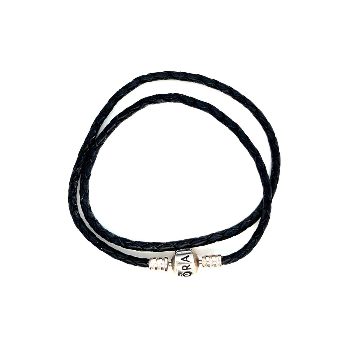 Pandora Black Leather Double Wrap Bracelet | eBay