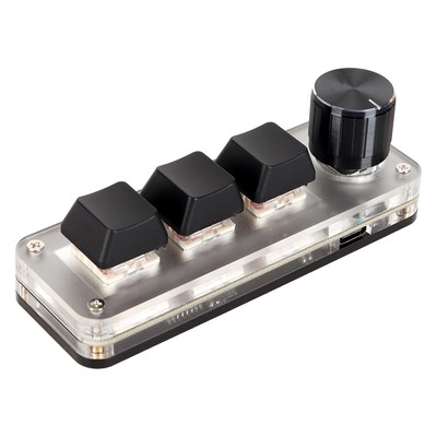 New Red Switch Macro Keyboard Plug And Play Ergonomic Customized Knobs USB Mini