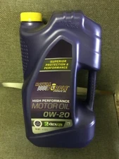 ROYAL PURPLE SAE 0W-20 ENGINE MOTOR OIL HIGH PERFORMANC FULL SYNTHEIC  5 QT JUG