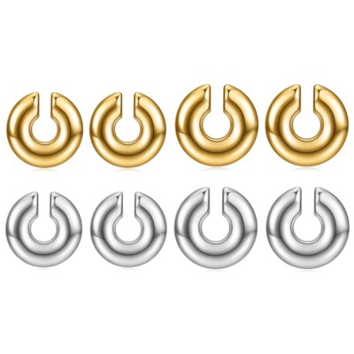Elegant Hollow Ear Clip Unisex Cartilage Cuff Earring Stylish Decorations