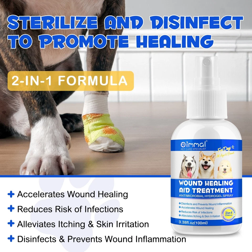 Dog Wound Care Hydrogel Spray | Healing Aid and Wound Protectant, Sprayable Gel - Image 4 of 4