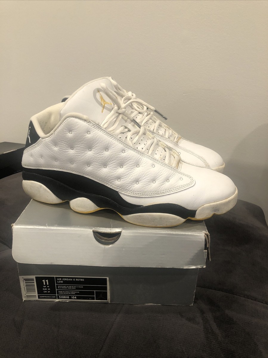 Jordan 13 XIII Retro Low White Varsity Maize 2005 | eBay
