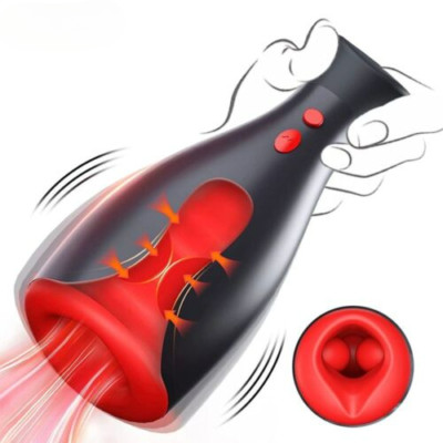 Male Masturbator Automatic Handsfree Sucking Vibrating Cup Stroker Men Lubricant