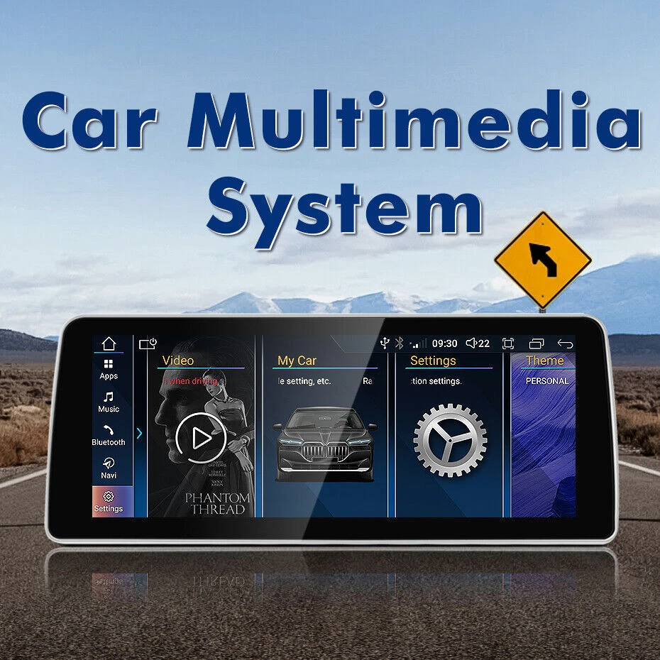 12.3" Android 13 Screen Display CarPlay For BMW X1 E84 CIC Car Stereo GPS 4+32GB - Image 2 of 4