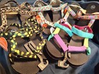 Wonder Nation Girl's Colorful Sandals with hook & loop closure