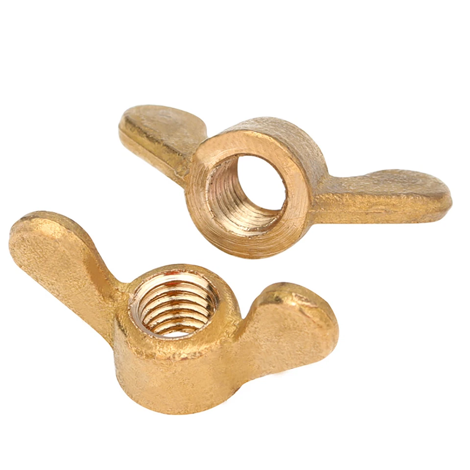 Flügelmuttern Messing DIN 315 Muttern Flügelmutter M3 M4 M5 M6 M8 M10 M12 - Bild 4 von 4