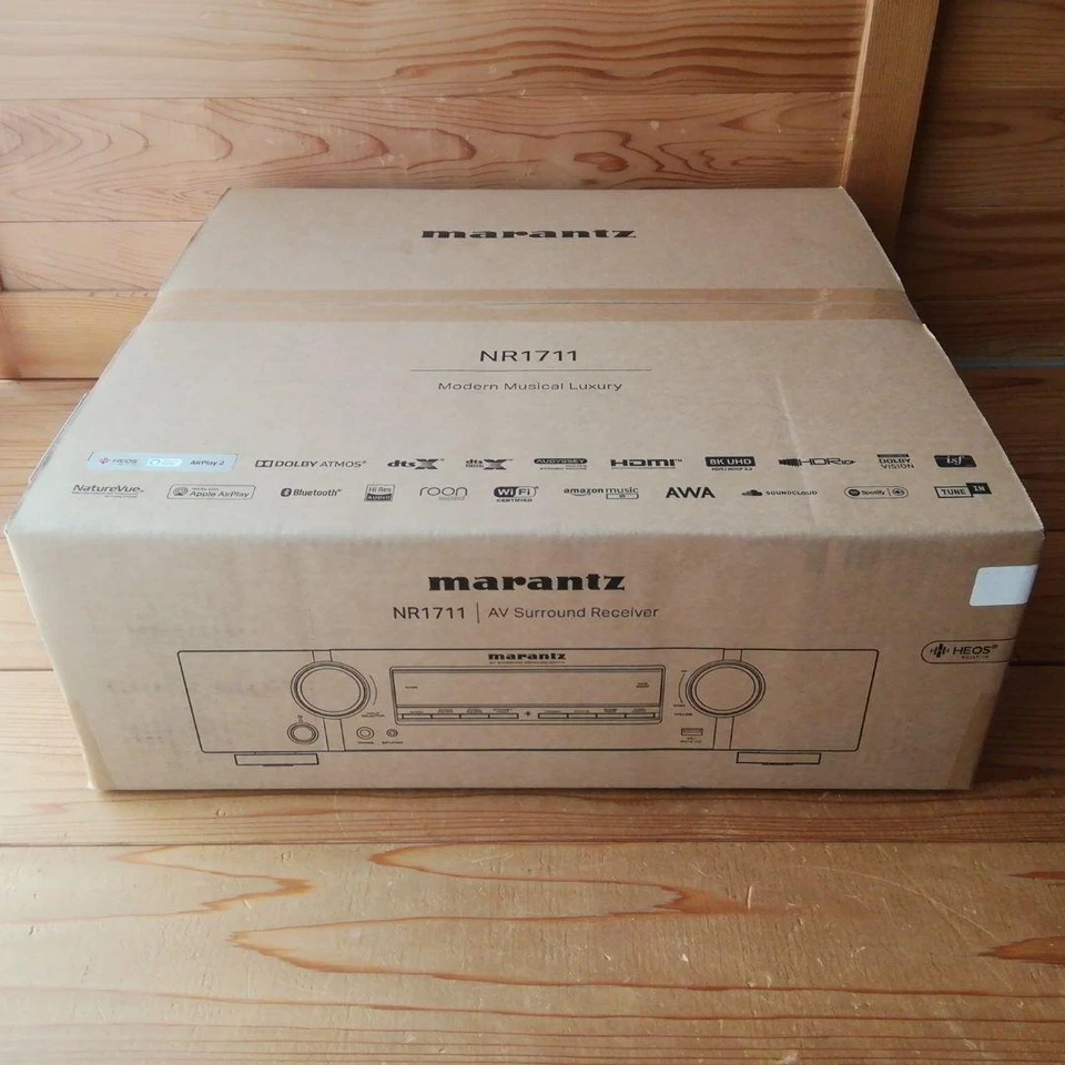 Marantz Slim Home Theater AV Surround Receiver Slver NR1711 FN 7.2ch AC 100V New - Image 2 of 2