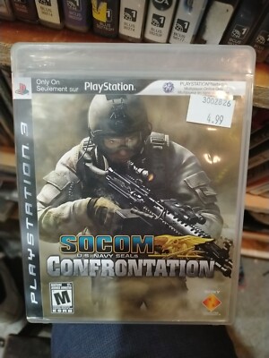 SOCOM US Navy Seals Confrontation PlayStation 3 PS3 Complete