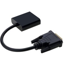 1PC For DVI-D Enabled Desktops Laptops DVI to VGA Cable 1080P HD Converter