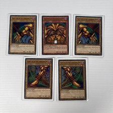 Yu-Gi-Oh - Exodia the Forbidden One - Full Set of 5 - LCYW - 1st Edition