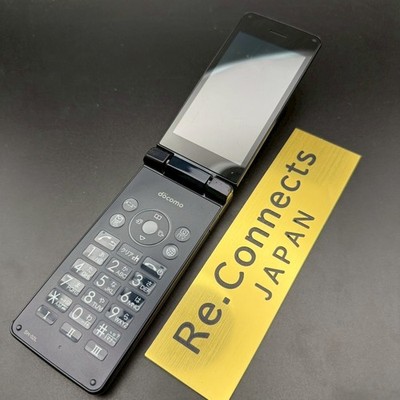 SHARP SH-02L BLACK AQUOS 2 ANDROID FLIP PHONE SIM UNLOCKED JAPAN 【Excellent】