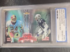 1999 Topps Finest Champ Bailey Deion Sanders Main Attractions Cowboys Redskins 