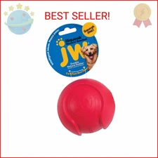 JW Pet Company iSqueak Bouncin' Baseball Dog Toy, Large (Colors Vary), multi (40