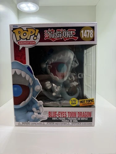 Funko Pop! Vinyl Super 6 in: Yu-Gi-Oh! - Blue-Eyes Toon Dragon (Glow) - Hot...