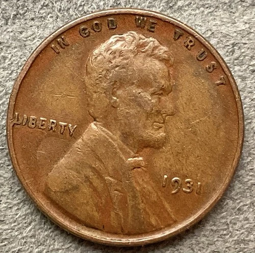 1931p  Lincoln Wheat Cent - [F/VF] Fine/Very Fine - Better/Higher Grade ~ B439