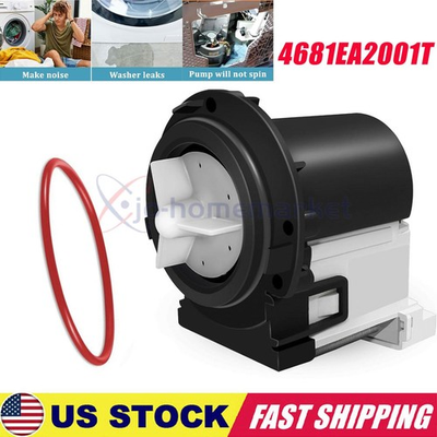 #ad 4681EA2001T Washer Drain Pump Motor Replacement For LG Kenmore Washers Machine $16.99