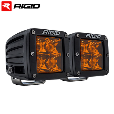 #ad #ad Rigid Industries D Series Spot LED Light Pods w Amber PRO Lens Pair Universal $279.99