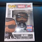 Funko Pop! Marvel Blade #886 2021 Summer Convention Exclusive *Damaged box*
