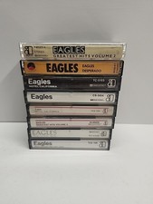 Vintage Eagles Cassette Tape Lot 8 -Hotel California, Desperado, Greatist Hits