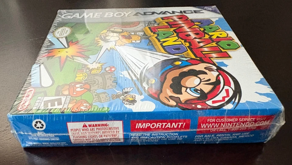 Mario Pinball Land (Nintendo Game Boy Advance GBA) New Factory Sealed - Image 3 of 4