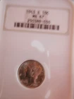 1943 S 10c NGC MS 67