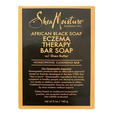 Shea Moisture  African Black Soap Eczema Therapy Bar Soap 5 oz NEW