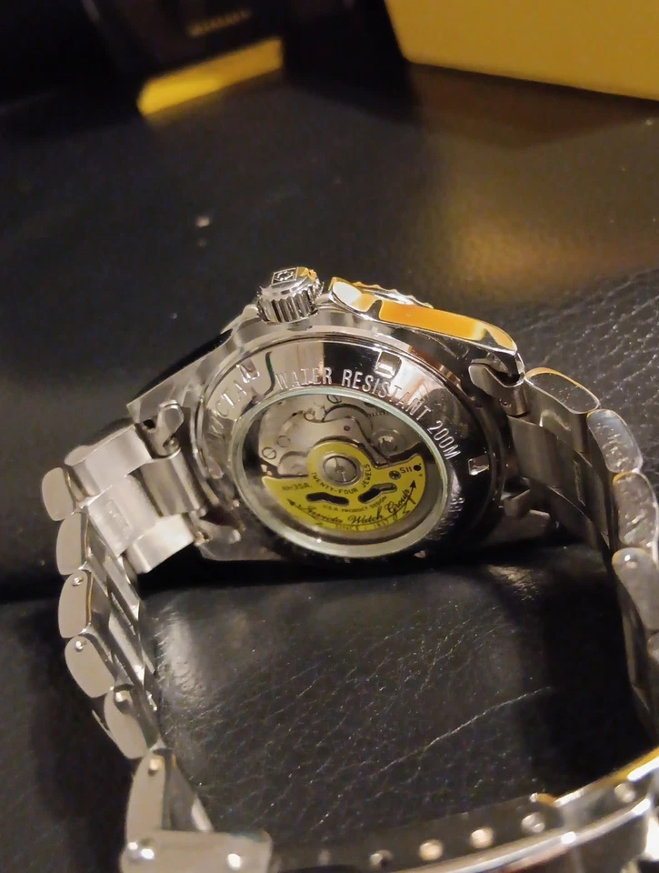 Herrenarmbanduhr Automatik, INVICTA , Seiko NH 35,läuft perfekt,mit Box ! - Bild 3 von 4