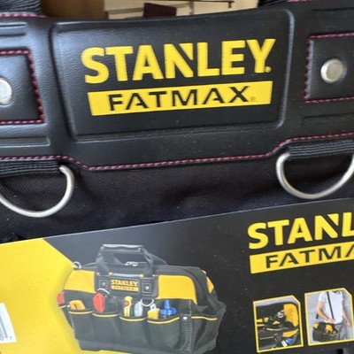 STANLEY 1-93-950 | FATMAX 18in Technician Tool Bag Waterproof Hard Base NEW
