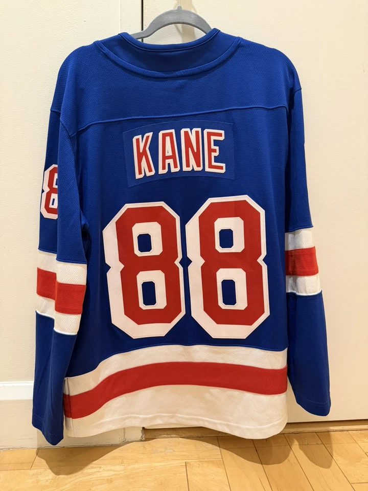 Men’s adidas Patrick Kane #88 New York Rangers Authentic Home Blue Jersey Sz S - Image 2 of 3