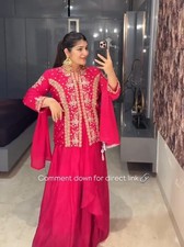 LEHENGA SAREE INDIAN BOLLYWOOD WEDDING PARTY PAKISTANI WEAR READYMADE