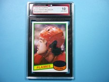 1980/81 TOPPS NHL HOCKEY CARD #197 KENT NILSSON ROOKIE RC KSA 10 GEM MINT TOPPS