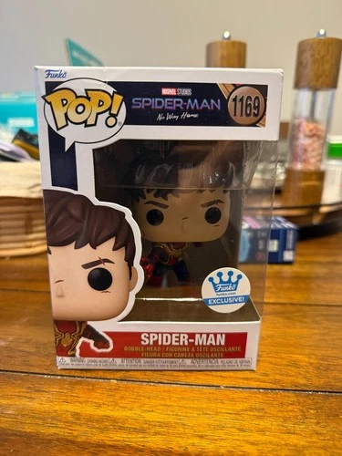 Funko Pop! Spider-Man No Way Home Unmasked #1169 Funko Shop Exclusive In Hand