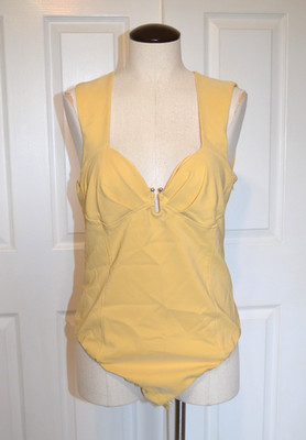 Zara Grupo Inditex Gold Body Women's XL Tall with Side Zipper Snap Leg Lined